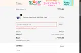 FBEXTRA10 coupon verification screenshot