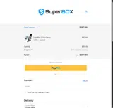 SUPERBOX60 coupon verification screenshot