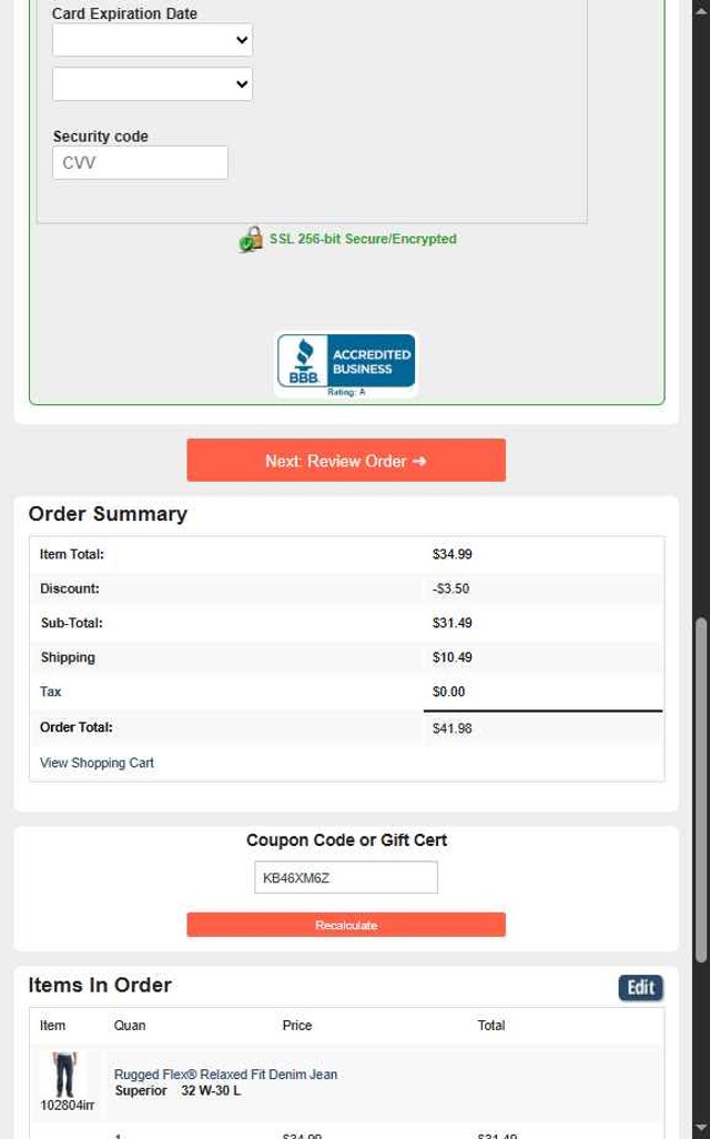 Super Casuals checkout page showing Super Casuals coupon code box | Screenshot taken by SimplyCodes community member on Jun 25, 2025