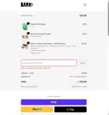 BARK30 coupon verification screenshot