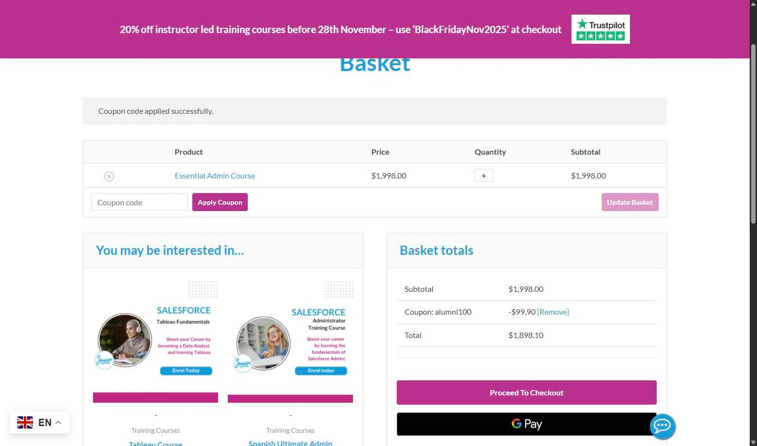 Supermums checkout page showing Supermums promo code box | Screenshot taken by SimplyCodes community member on Dec 2, 2025