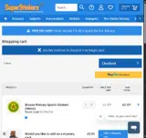 SuperStickers coupon verification screenshot