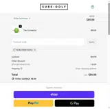 Sure-Golf coupon verification screenshot