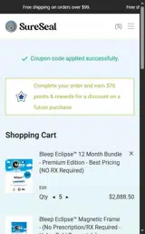 BIGSALE10 coupon verification screenshot