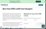 Surgent CPE coupon verification screenshot