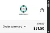 SARAYMORGAN coupon verification screenshot
