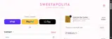 Sweetapolita coupon verification screenshot