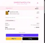 Sweetapolita coupon verification screenshot
