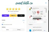 Sweet Bath Co coupon verification screenshot