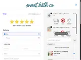 Sweet Bath Co coupon verification screenshot