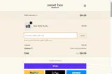Sweet Bee Organics coupon verification screenshot