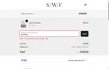 SWF Boutique coupon verification screenshot
