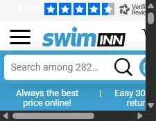 SwimINN checkout page showing SwimINN promo code box | Screenshot taken by SimplyCodes community member on Feb 9, 2026
