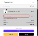 TRAIN coupon verification screenshot