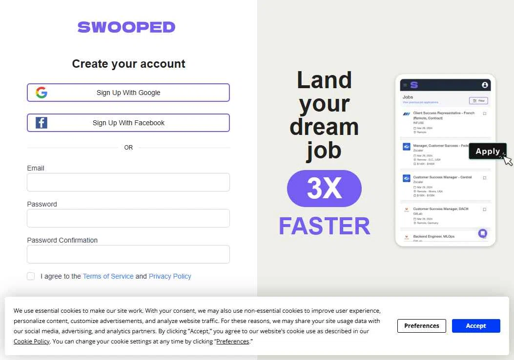 Swooped checkout page showing Swooped promo code box | Screenshot taken by SimplyCodes community member on Jan 5, 2026