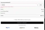 Stuart Weitzman Outlet coupon verification screenshot