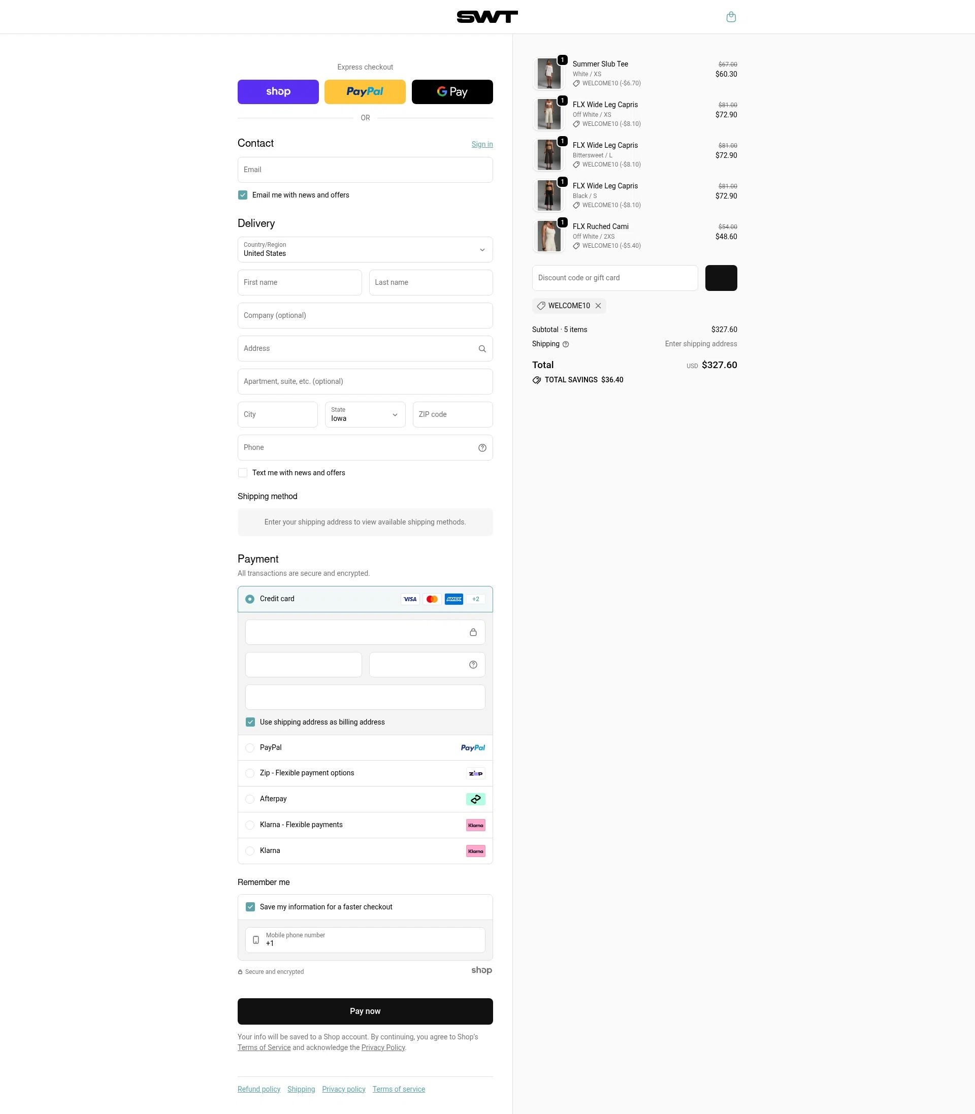 SWT Active checkout page showing SWT Active promo code box | Screenshot taken by SimplyCodes community member on Jan 23, 2026