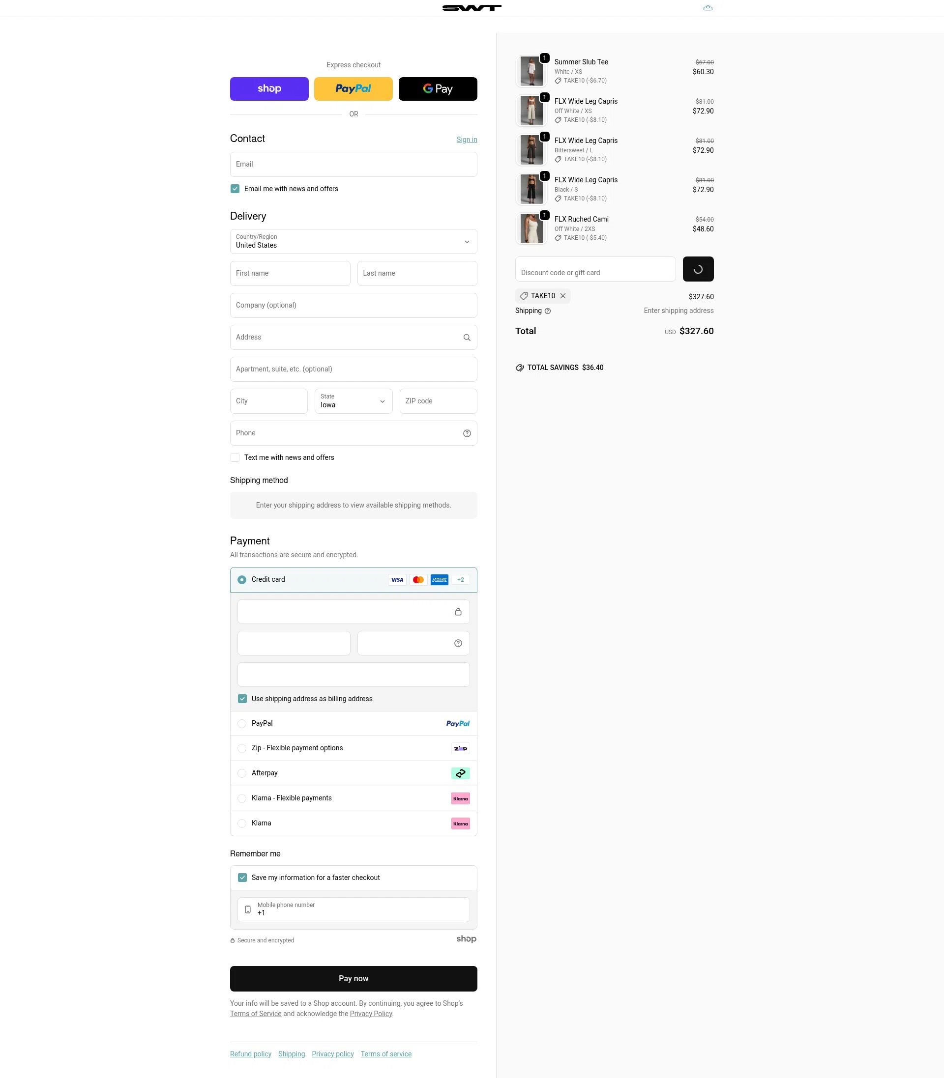 SWT Active checkout page showing SWT Active promo code box | Screenshot taken by SimplyCodes community member on Jan 23, 2026