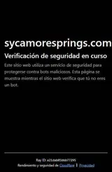Sycamore Mineral Springs Resort coupon verification screenshot