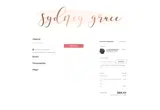Sydney Grace coupon verification screenshot