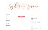Sydney Grace coupon verification screenshot