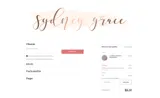 Sydney Grace coupon verification screenshot