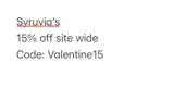 Valentine15 coupon verification screenshot