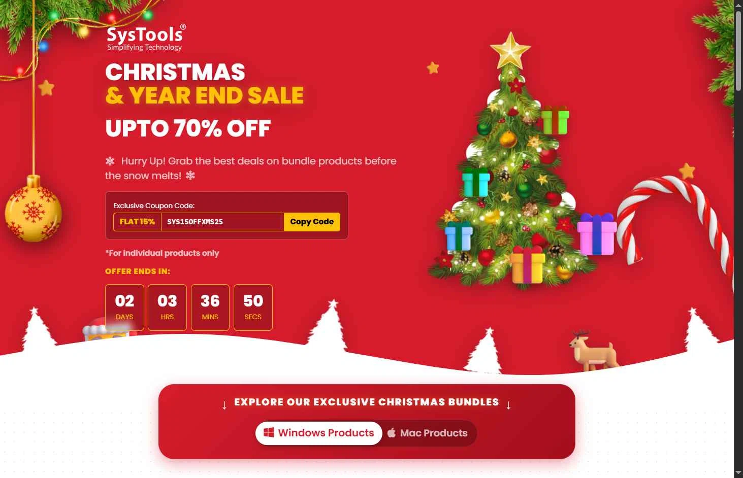 SysTools Software checkout page showing SysTools Software promo code box | Screenshot taken by SimplyCodes community member on Dec 24, 2025