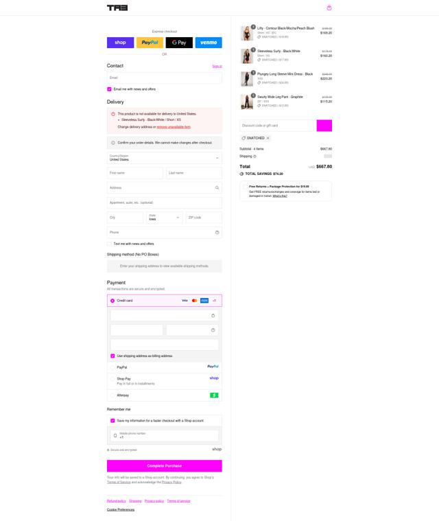 TA3 checkout page showing TA3 discount code box | Screenshot taken by SimplyCodes community member on Sep 14, 2025