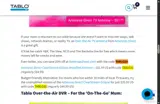 TABLO20 coupon verification screenshot