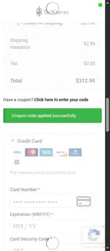 KNIFEADDICT coupon verification screenshot