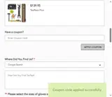 RANGE60 coupon verification screenshot