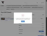 Tactical Trigger coupon verification screenshot