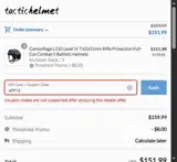 AFF15 coupon verification screenshot