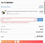 3FF coupon verification screenshot