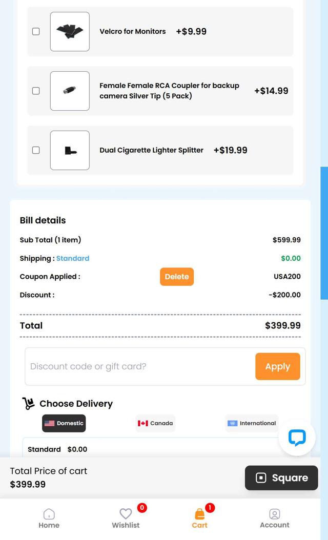 Tadibrothers checkout page showing Tadibrothers coupon code box | Screenshot taken by SimplyCodes community member on Jul 12, 2025