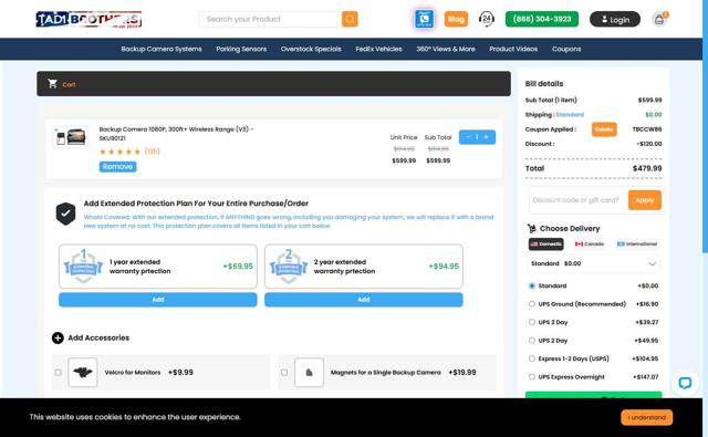 Tadibrothers checkout page showing Tadibrothers coupon code box | Screenshot taken by SimplyCodes community member on Jul 4, 2025