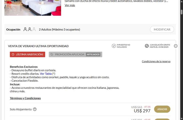 TAFER Hotels & Resorts checkout page showing TAFER Hotels & Resorts promo code box | Screenshot taken by SimplyCodes community member on Aug 10, 2025