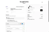 TAHNYC coupon verification screenshot