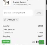 Tailwindpets coupon verification screenshot