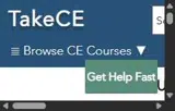 TakeCE.com coupon verification screenshot