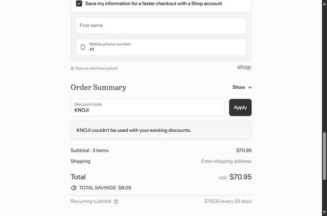 Thesis checkout page showing Thesis discount code box | Screenshot taken by SimplyCodes community member on Aug 28, 2025