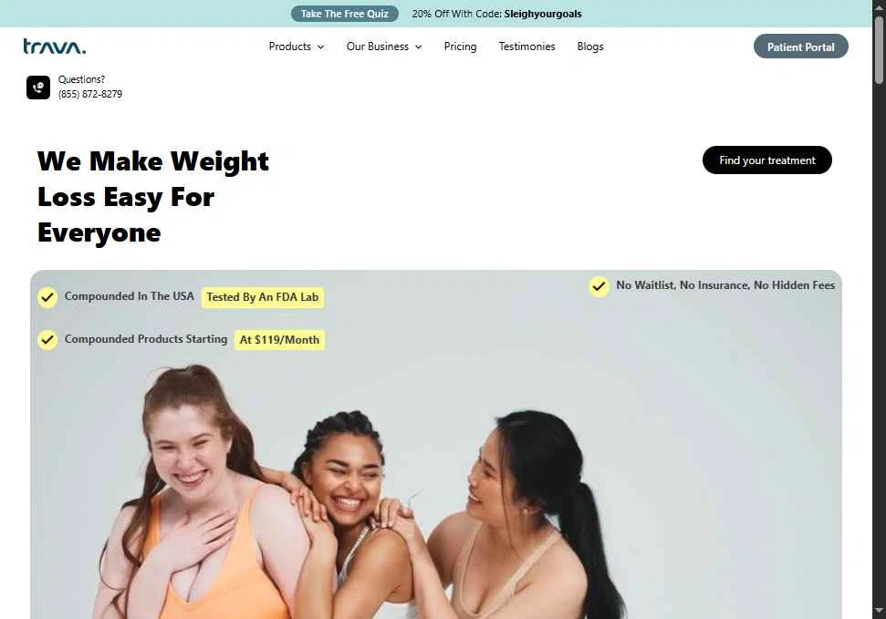 Take Trava checkout page showing Take Trava promo code box | Screenshot taken by SimplyCodes community member on Jan 11, 2026
