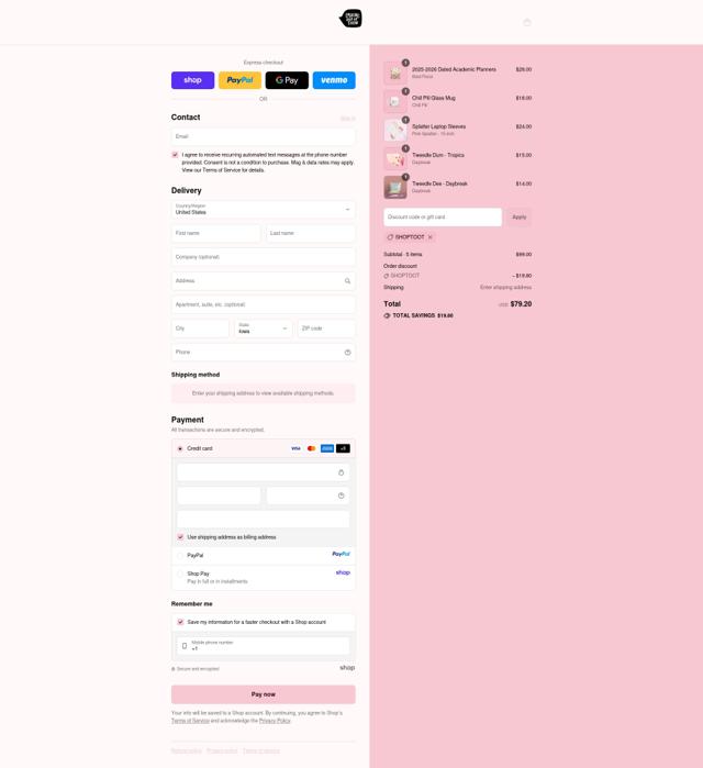 Talking out of Turn checkout page showing Talking out of Turn promo code box | Screenshot taken by SimplyCodes community member on Sep 10, 2025