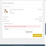 11THANK coupon verification screenshot