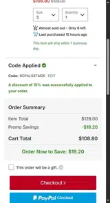 Tampa Bay Rays coupon verification screenshot