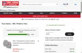 Tampa Bay Buccaneers coupon verification screenshot