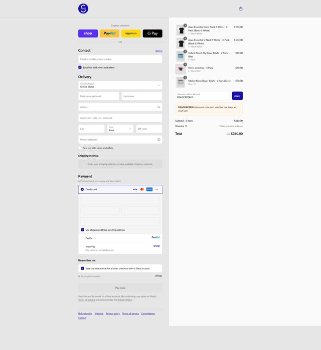 Tani USA checkout page showing Tani USA discount code box | Screenshot taken by SimplyCodes community member on Sep 10, 2025