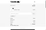 Tank Glass coupon verification screenshot
