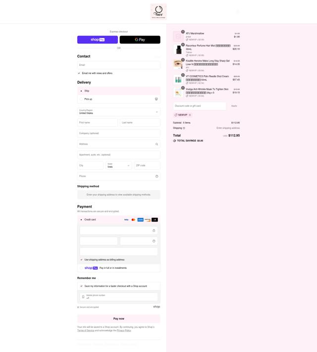 Tao's checkout page showing Tao's discount code box | Screenshot taken by SimplyCodes community member on Aug 8, 2025